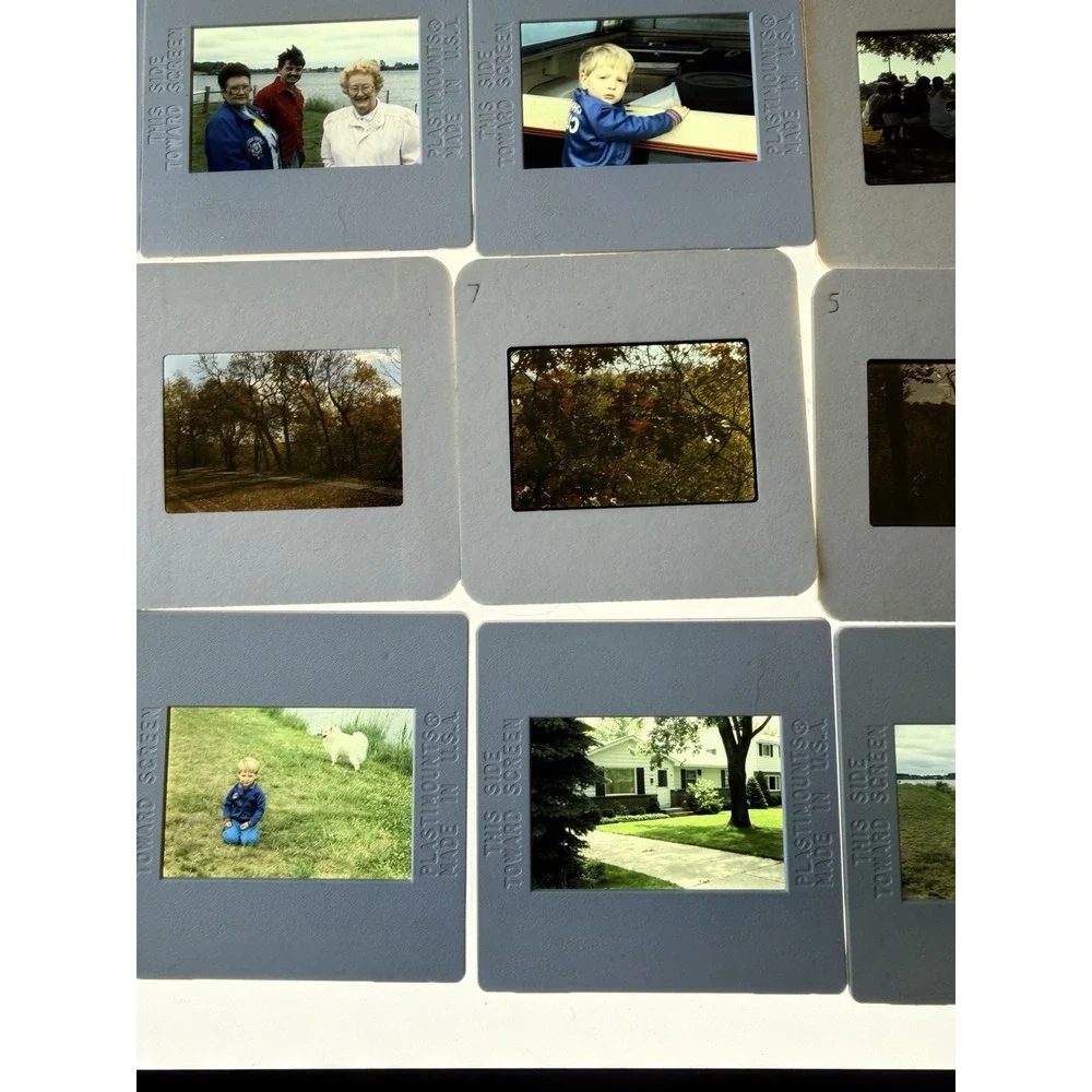 Vintage 35mm Slides Lot of 81 Color Unsearched Randomly Selected Variety